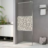 Furnova Pregrada za tuš ESG steklo s kamnitim dizajnom 80x195 cm, (21918059) | Shoptok.si
