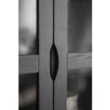 Rowico Rjava vitrina v hrastovem dekorju 82x185 cm Filippa – | Shoptok.si