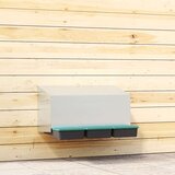 vidaXL Kućica za gnijezdo za kokoši s 3 odjeljka, za montažu na zid, pocinčani čelik | shoptok.hr
