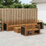  Setovi sofa Čvrsto drvo akacije | shoptok.hr