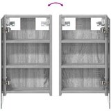  Komplet omaric za kopalnico z LED lučmi 3 pcs 80 x 10,5 x 50 cm, (5000246385) | Shoptok.si