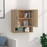  Stenska omarica sonoma hrast 60x31x70 cm inženirski les, (20824414) | Shoptok.si