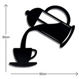WALLXPERT zidna LED dekoracija Coffee Yellow | ePonuda.com