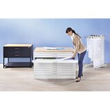 C+P Pokrivna plošča, za format DIN A1, svetlo siva RAL 7035, teža 15 kg | Shoptok.si