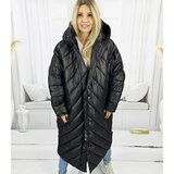 Pri Long jacket women's coat with diagonal quilting Warm LUCY | shoptok.hr
