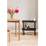 noo.ma Bež metalni regal na kotačima 60x62x30 cm Nolle – | shoptok.hr