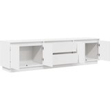 vidaXL TV ormarić s LED svjetlima bijeli 193,5x41x50 cm | shoptok.hr