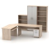 Kondela Pisalna miza, hrast sonoma, JOHAN 2 NEW 01 | Shoptok.si