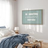  Slika - Do Something Creative Everyday (1 Part) Wide 60x40 U prirodnom drvenom okviru | shoptok.hr