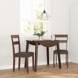 Furnova Jedilni stoli z blazinami 2 kosa Brown Solid Wood Rubber, (21928772) | Shoptok.si