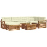  Set vanjskih sofa 7 kom. Prirodna i krem | shoptok.hr