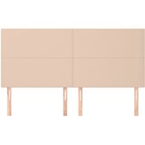  Uzglavlje Cappuccino 180x5x118/128 cm Imitacija kože | shoptok.hr