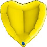 žuto srce folija balon sa helijumom Cene