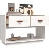 TV ormarić bijeli 90 x 40 x 60 cm od masivne borovine | Eponuda.com