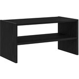vidaXL Regal za čevlje zložljiva črn hrast 60x30x30,5 cm | Shoptok.si