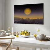  Slika - Futuristic landscape 3 (1 Part) Wide 30x20 Akustična | shoptok.hr