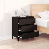  Komoda crna 60 x 35 x 70 cm od konstruiranog drva | Eponuda.ba