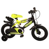 Volare Sportivo dječji bicikl 12" s dvije ručne kočnice crno-žuti | shoptok.hr