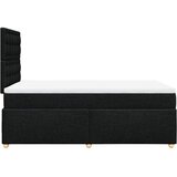  Krevet box spring s madracem crni 120 x 190 cm od tkanine | shoptok.hr