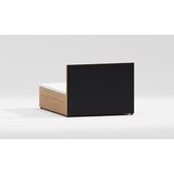 Ropez Oker rumena oblazinjena zakonska postelja s prostorom za shranjevanje 160x200 cm Flip – | Shoptok.si