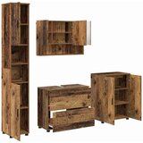 Set namještaja za kupaonicu 4 kom. Staro drvo 35 x 30 x 192 cm | shoptok.hr