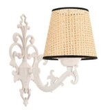 Opviq zidna lampa claire coral natural white