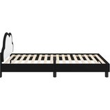  Krevetna konstrukcija s uzglavljem Crna 80 x 200 cm PU | shoptok.hr