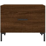  Stolić za kavu smeđa boja hrasta 50x50x40 cm konstruirano drvo | shoptok.hr