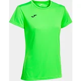 Joma Women's T-shirt Combi Woman Shirt S/S Green Fluor