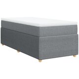 Maison Chic Box spring postelja - Vzmetna postelja z vzmetnico svetlo siv 100x200 cm blago SL23083, (21891659) Cene