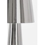 BIZZOTTO Metalna LED stolna lampa u srebrnoj boji s metalnim sjenilom (visina 51 cm) Turner – | shoptok.hr