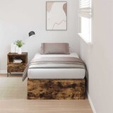  Krevet s ladicama Dimljeni hrast 80 x 200 cm Konstruirano drvo | shoptok.hr