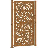  Vrtna vrata 100x175 cm Čelik otporan na vremenske uvjete Dizajn plamena | shoptok.hr