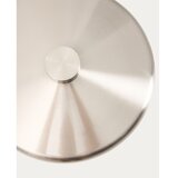 Kave Home Namizna svetilka v srebrni barvi s kovinskim senčilom (višina 32,5 cm) Nuvira – | Shoptok.si