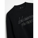 Sinsay Crewneck dukserica od pamuka s dekorativnom aplikacijom Slike