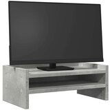 vidaXL Stalak za monitor siva boja betona 42x24x16 cm drveni | shoptok.hr