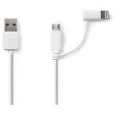 Kabal USB-A na Micro USB-Lightning 1m