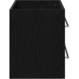 Ormarić za umivaonik u kupaonici crni hrast 100x38,5x48 cm inženjerski drvo | shoptok.hr