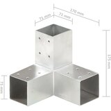 Spojnik za stupove u Y-obliku od pocinčanog metala 71 x 71 mm | Eponuda.ba