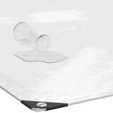  Prozirna cerada s ušicama 3x8 m polietilen | shoptok.hr