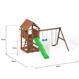  Drveno dječje igralište set FORTRESS MOVE | shoptok.hr