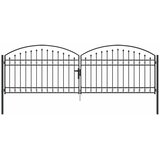  Ogradna vrata ASSEN 401 x 175,5 cm Čelik Može se zaključati | shoptok.hr