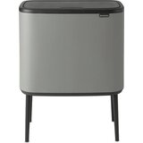 Brabantia Bo Touch Bin 3x11 litrov s tremi vložki iz umetne mase - Mineral Concrete Grey Cene