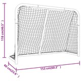  Hokejaški gol crveno-bijeli 153 x 60 x 118 cm čelik i poliester | shoptok.hr