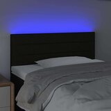  Uzglavlje crno 80 x 5 x 78/88 cm od tkanine | shoptok.hr