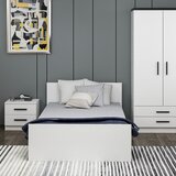 Kalune Design Bela postelja 120x200 cm Kale – | Shoptok.si