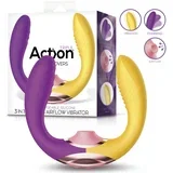 Two Lovers 3in1 Finger and Airflow Vibrator