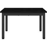 Klubska miza Črna Orehovina 60 x 50 x 36 cm Konstruiran les, (5000120321) | Shoptok.si