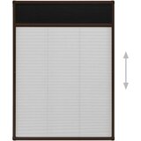  Zaslon protiv insekata za prozore aluminijski smeđi 80 x 120 cm | shoptok.hr
