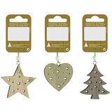 ukrasi za božićno drvce (natur, drvo, 1 kom.)  ukrasi za božićno drvce (natur, drvo, 1 kom.) Slike